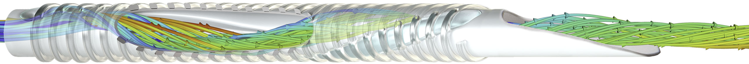Spiral-laminar-flow-technology